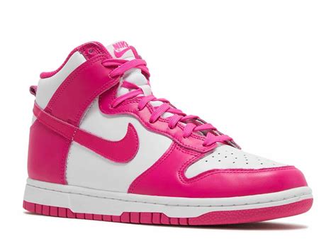 nike dunks pink high|Nike Dunk High pink denim.